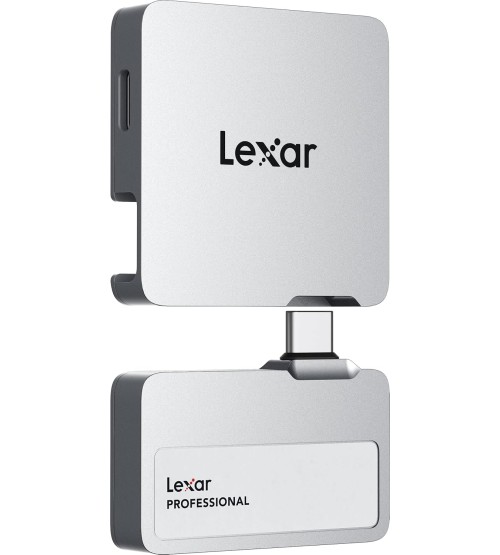 LEXAR Portable SSD with Hub 2TB SILVER W 1000MB/s R 1050MB/s LSL400S002T - RNSNG LEXAR Portable SSD with Hub 2TB SILVER W 1000MB/s R 1050MB/s LSL400S002T - RNSNG